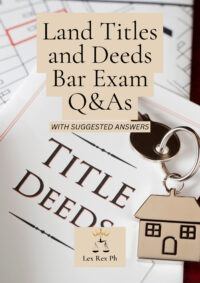 Land Titles Bar Q & A
