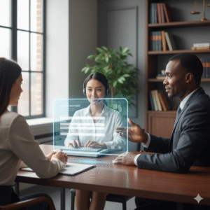 assistance during the client intake