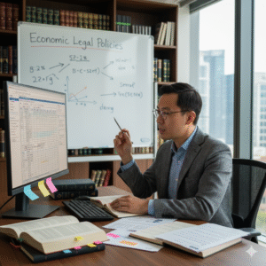 legal researcher and thesis writer on international economic policies