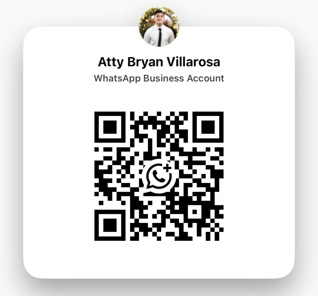 Atty Villarosa Whatsapp