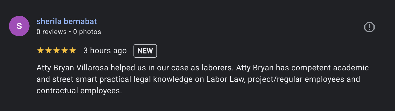 Testimonials for Lex Rex Ph Atty Bryan VillarosaiScreen Shoter - Google Chrome - 260611133740