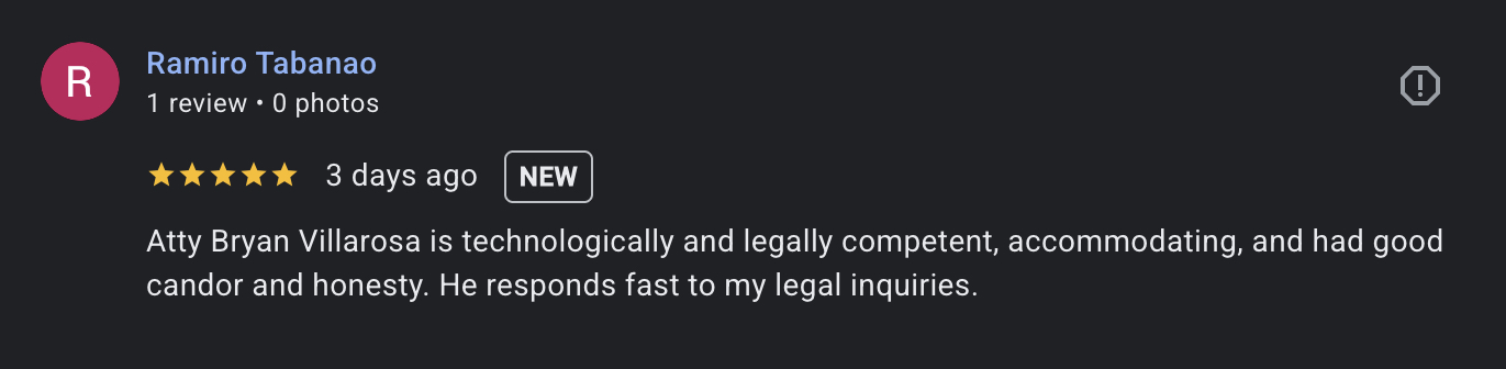 Testimonials for Lex Rex Ph Atty Bryan VillarosaiScreen Shoter - Google Chrome - 260611133756